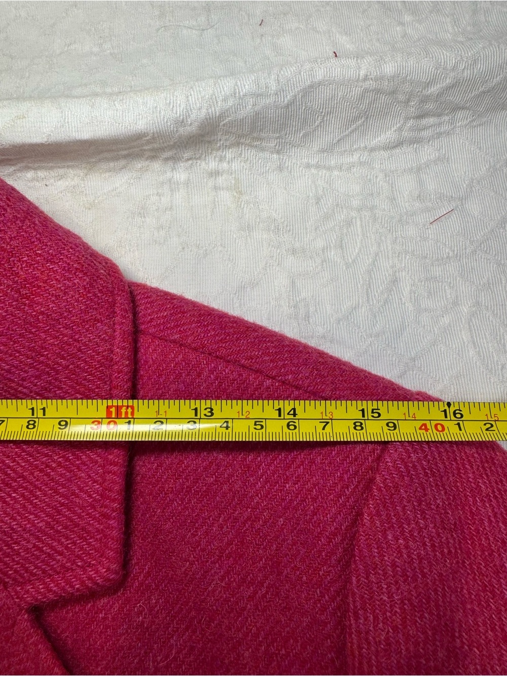 Talbots Aberdeen Blazer Womens 12 Pink Wool Blend Preppy Equestrian Jacket - Picture 4 of 10